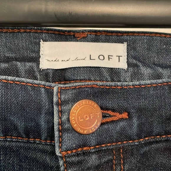 LOFT Modern Skinny Jeans Denim Blue Jeans - Picture 3 of 12